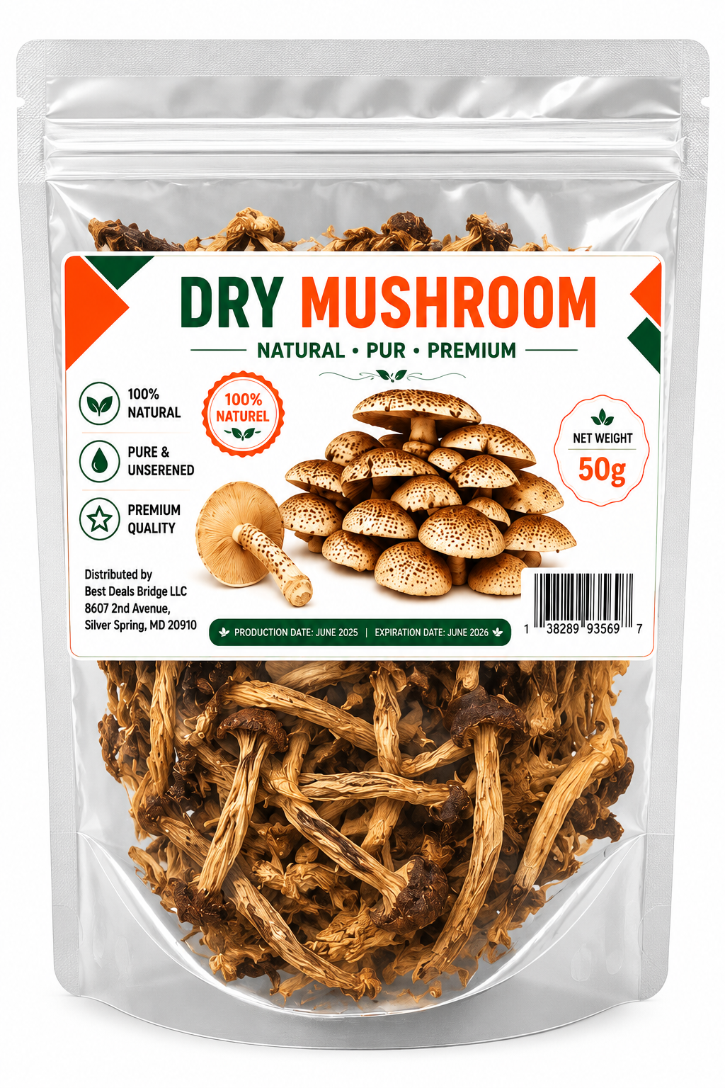 Dry mushrooms (champignon séché